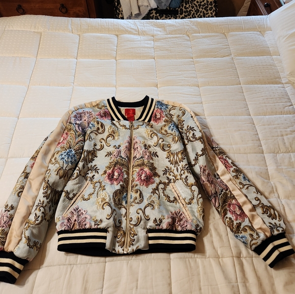Brocade Bomber Jacket - Picture 5 of 5